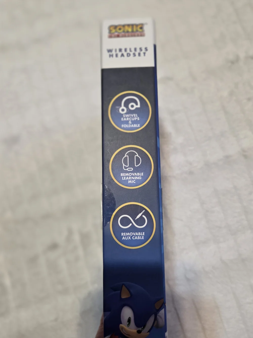 Nib Sonic Blue Wireless Bluetooth Headset with Built-In Mic